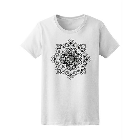 Floral Mandala Bohemian Style Tee Women's -Image by Shutterstock
