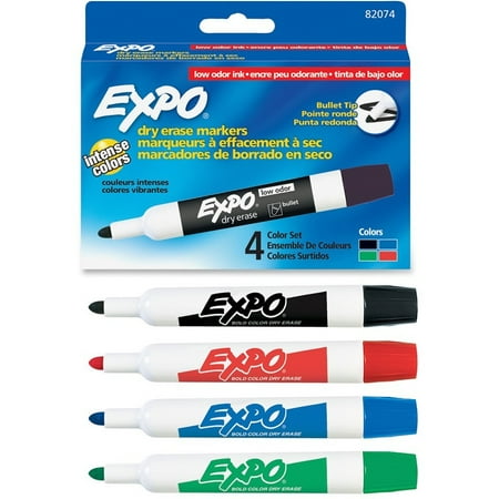 UPC 071641820746 product image for Expo  SAN82074  Low Odor Markers  4 / Pack | upcitemdb.com