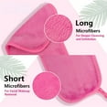 4Pcs/12Pcs Makeup Remover Cloths, Reusable Microfiber Facial Cleansing