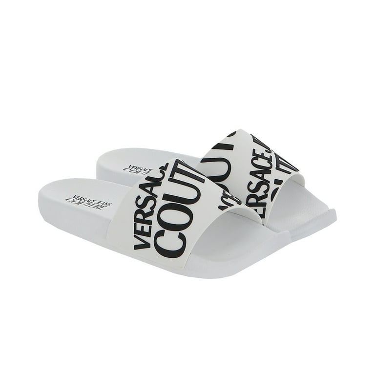 Versace Jeans Couture White Fashion Slide-5 for womens - Walmart.com