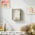 thumbnail image 7 of Shadow Box Frame 8x10 Wood Deep Display Case With Beads Door And Glass Window  Memory For Pictures Medals Memorabilia Collections Rustic Grey, 7 of 7