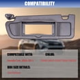 thumbnail image 2 of Sun Visor Fit For Honda Civic 2006-2011, Car Windshield,Sun Visor Replacement,Sun Protection Visors-light gray-left, 2 of 6