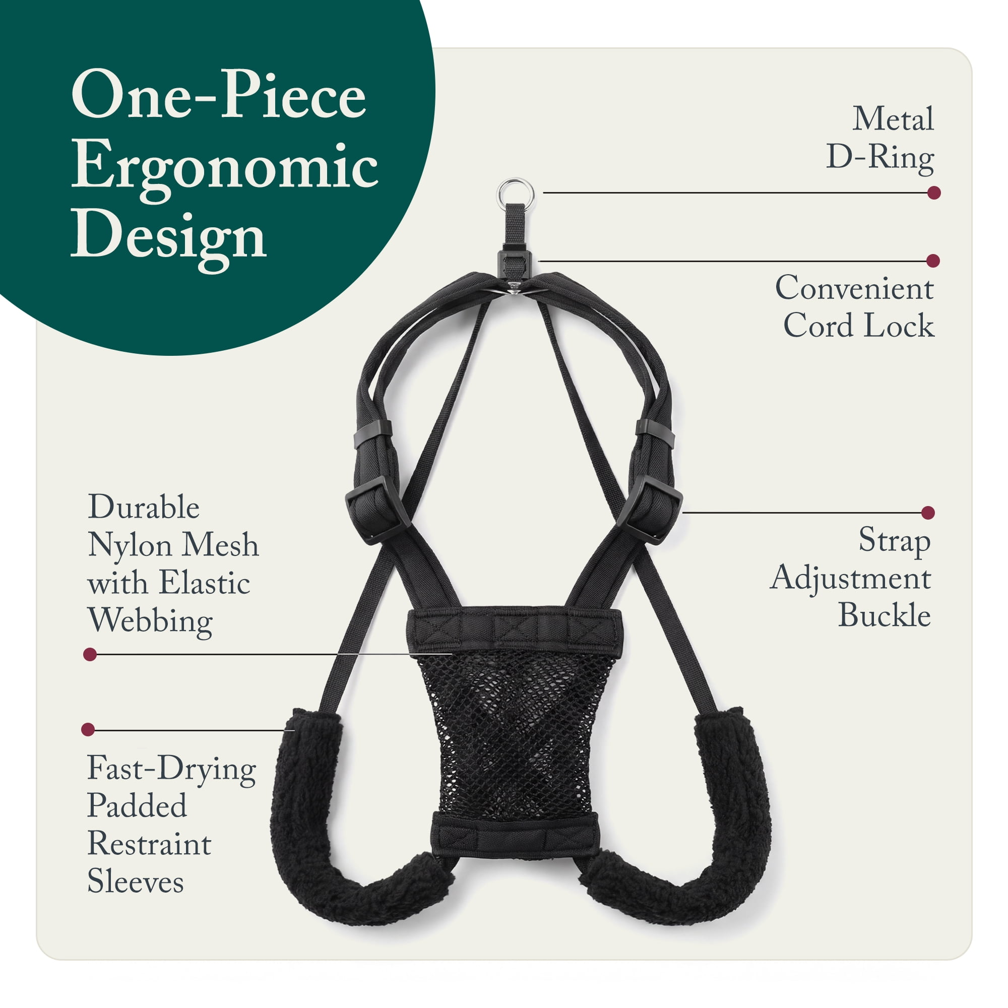 (2 pack) Yuppie Puppy Nylon Mesh Non-Pulling Dog Harness, Black, S (8" to 14" Chest Size)