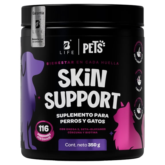 Suplemento en Polvo para Perros y Gatos Blife B Pets Skin Support