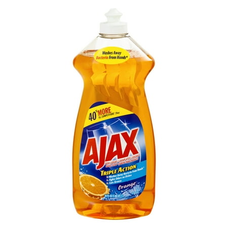 Ajax Triple Action Orange Dish Liquid, 34.0 FL OZ