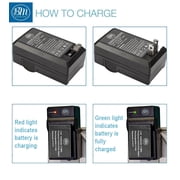 BM Premium 2 LP-E17 Batteries and Charger Kit for Canon EOS M6 Mark II, SL2, SL3, EOS RP, EOS M3, EOS M5, EOS M6, EOS Rebel T6i, T6s, T7i, T8i Cameras