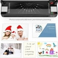 thumbnail image 4 of Laminator Machine for A3/A4/A6, YE381 13inch Thermal & Cold Laminating Machine for Home Office School Teacher Use with 50 Pouches, Paper Trimmer and Corner Rounder, 4 of 5