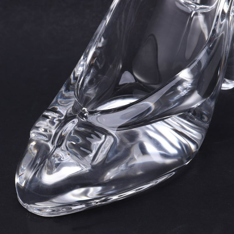 OIFMKC Sculpture Crystal Shoes Glass Slipper Birthday Gift Home Decor  Cinderella High Heeled Shoes W…See more OIFMKC Sculpture Crystal Shoes  Glass