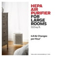 thumbnail image 4 of HEPA Air Purifier, Airborne Allergen Reducer for Large Rooms (310 sq ft) , High-Efficiency, 4 of 7
