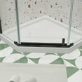 thumbnail image 6 of Pivot shower door, with 1/4" tempered glass , 34.75 in. x 72 in. Frameless Neo-Angle Pivot Shower Enclosure in Chrome., 6 of 11