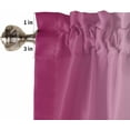 thumbnail image 5 of Kitchen Curtains Set, Rose Red Ombre Kitchen Curtains and Valances Set, Farmhouse Red Gradient Aesthetics Rod Pocket Tier Curtains 36 Inch Length for Cafe/Bedroom Windows, 5 of 6