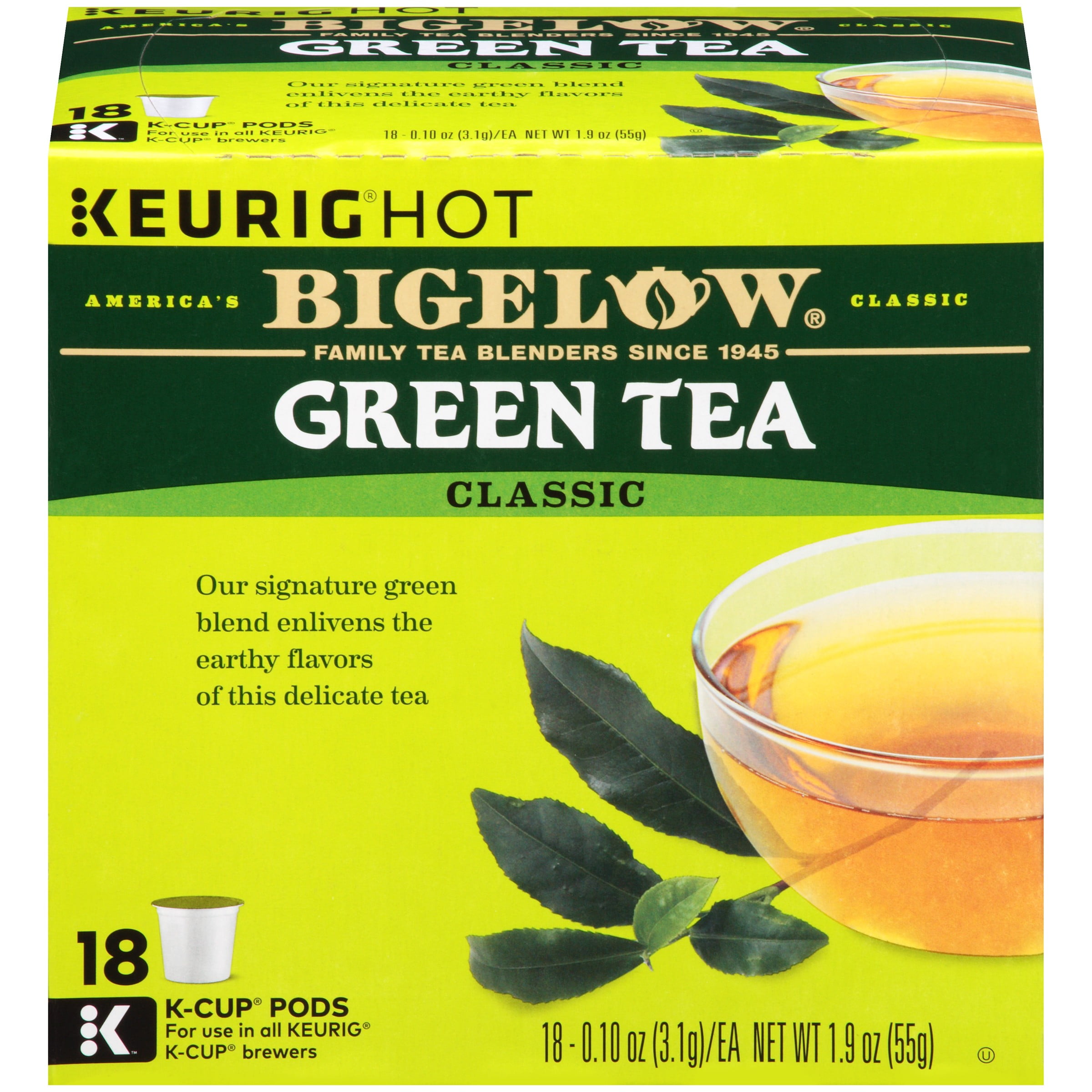 Bigelow Green Tea, Keurig K-Cup Tea 