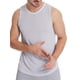 thumbnail image 2 of Txlixc - Chaleco de seda helada para hombre, sin mangas, ajustado, para deportes, fitness, tops de fondo Txlixc  Moda, 2 of 7