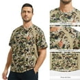 thumbnail image 2 of Bassdash Men's Camo Shirt UPF 50+ Wrinkle-free Breathable Short Sleeve UV Protection T-shirt for Hunting Hiking SR02M, 2 of 8