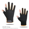 thumbnail image 4 of 1 par de guantes de ciclismo 2 dedos cortados Guantes deportivos Antideslizante Ropa de pesca antideslizante, 4 of 7