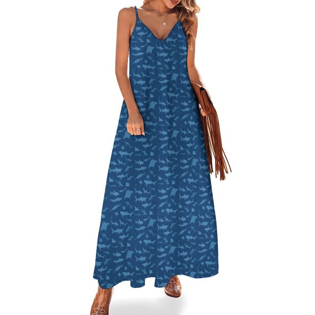 s and Rays - Versión azul! Vestido sin mangas vestidos para eventos especiales vestidos africanos para mujer vestidos de mujer