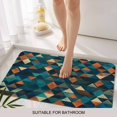 thumbnail image 3 of Teal Orange Abstract Art Door Mat&nbsp;Indoor Outdoor Entrance, Non Slip Rug for Kitchen Bathroom Entryway Rug, Geometric Modern Art Washable Doormat Floor Mat for Office Home Decor 24x36 Inch, 3 of 8