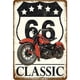 thumbnail image 1 of (9) Hojalata Serie Motocicleta Rectangular 20*30cm, 1 of 10