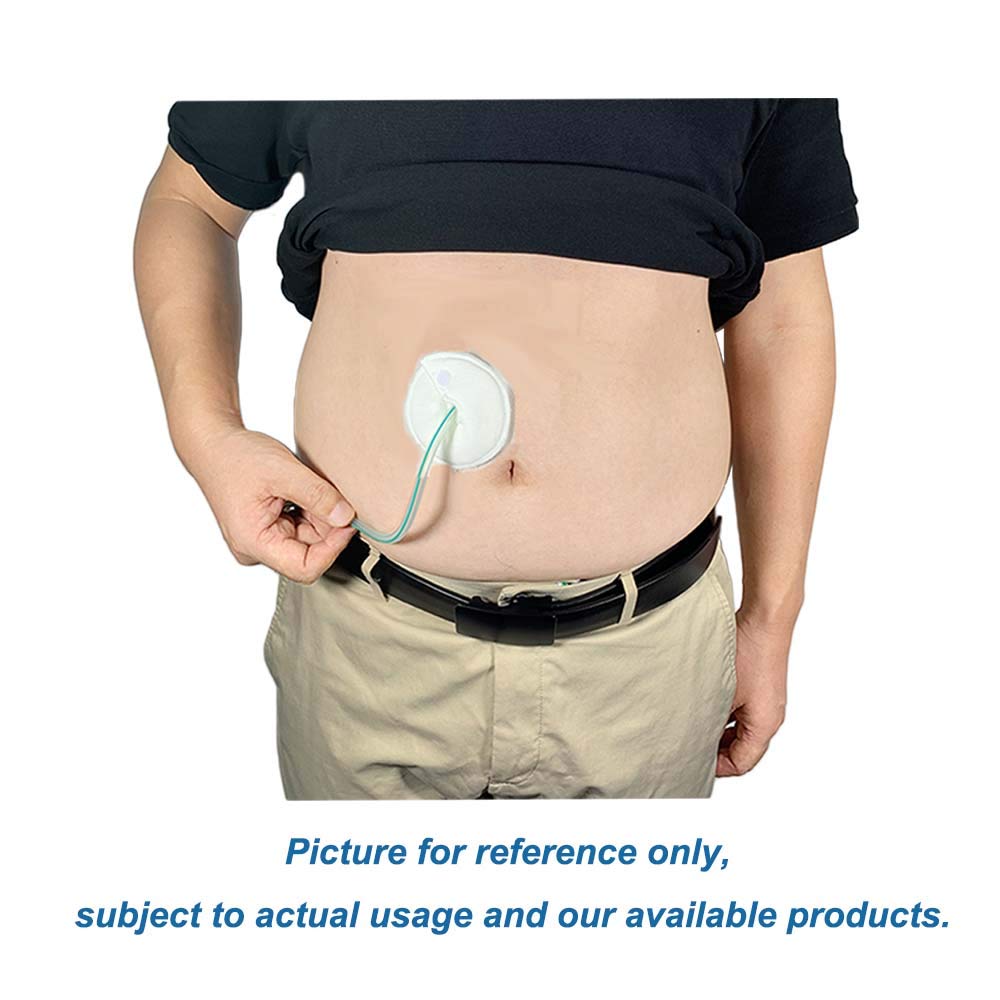 Artibetter Peg Sonde Pads 28 G - Support De Dosettes - Cache-boutons Pour Le Ventre - Coussinets De Soutien Alimentaires Ru00e9utilisables Pour Les Soins