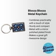 thumbnail image 2 of Galaxy Outer Space Astronomy Pattern Metal Rectangle Keychain, 2 of 7