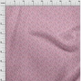 thumbnail image 3 of oneOone Organic Cotton Poplin Twill Fabric Crystal & Gemstone Ocean Printed Fabric 1 Yard 42 Inch Wide, 3 of 4