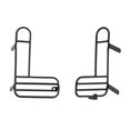 thumbnail image 3 of Protectores de lámpara delantera trasera compatibles con 1/10 Rc Car Traxxas Trx-4 Trx4 Defender, 3 of 5