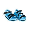 AquaJogger ExerSandals Pool Shoes in Blue/Black, Size Large