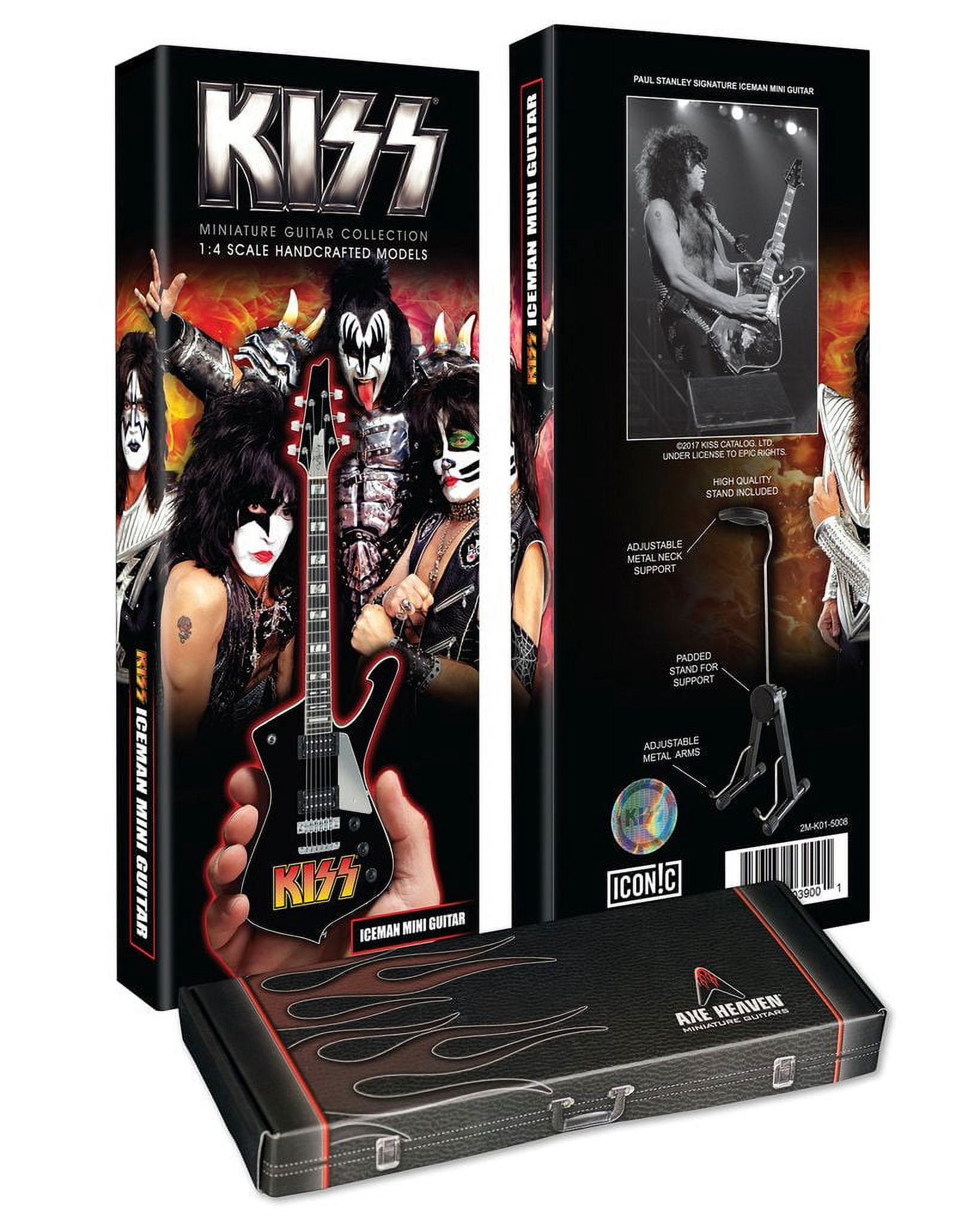 AXE HEAVEN Kiss-3 Iceman Logo Guitar 2M K01 5008 - Walmart.com