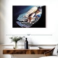 thumbnail image 3 of Elephant Stock Hot Keys Wall Art - Horizontal Canvas Wall Art - Living Room Wall Decor - Music Canvas - Blue And Black Decor By Steven Johnson - 36" x 24", 3 of 8