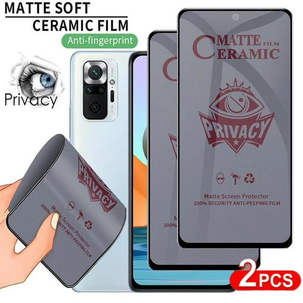 1-4Pcs Cerámica Anti Espía Privacidad Vidrio Templado Mate Protector De Pantalla Para Samsung Galaxy S20 S21 S22 S23 Plus Ultra S21FE S20FE F Note 20 Película Suave