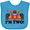Turquoise, variant on Inktastic Race Car 2nd Birthday Boys Racing Boys Baby Bib
