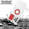thumbnail image 3 of Compatible with Samsung A73 5G Case Clear Anti-Scratch Samsung Galaxy A73 5G Cases with Ring Shockproof Phone Case with Lens Cover (Red), 3 of 14
