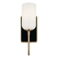 thumbnail image 2 of 55161CPZ Kichler Lighting Solia - 1 Light Wall Sconce-13.5 Inches Tall and 5 Inches Wide-Champagne Bronze Finish, 2 of 5