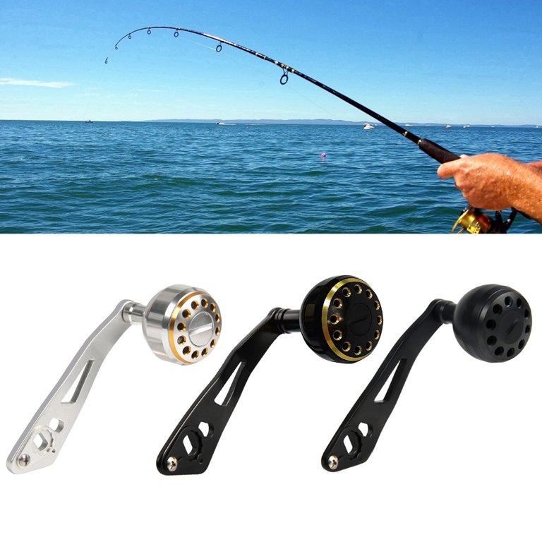 aftermarket spinning fishing reel handles Heighten Gradient Knob Full Custom Handle Set – REDTACKLE Power Handle for Shimano Inshore Spinning Reels for only models that have screw Cranks Handles Metal Rocker Arm