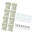 thumbnail image 3 of Tnarru 8 Pcs Poids de Rideau Extérieur Sacs de Sable Professionnels Faciles à Utiliser Réutilisables Robustes avec Pinces pour Tapis de Pique-Nique Extérieur, 3 of 8
