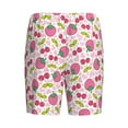 thumbnail image 4 of Yiaed Strawberry And Cheery for Men's Soft Sleep Pajama Short Lounging Pajama Shorts-XX-Large, 4 of 8