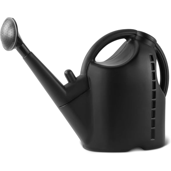 Watering Can, Black, 2.64 Gallon Capacity