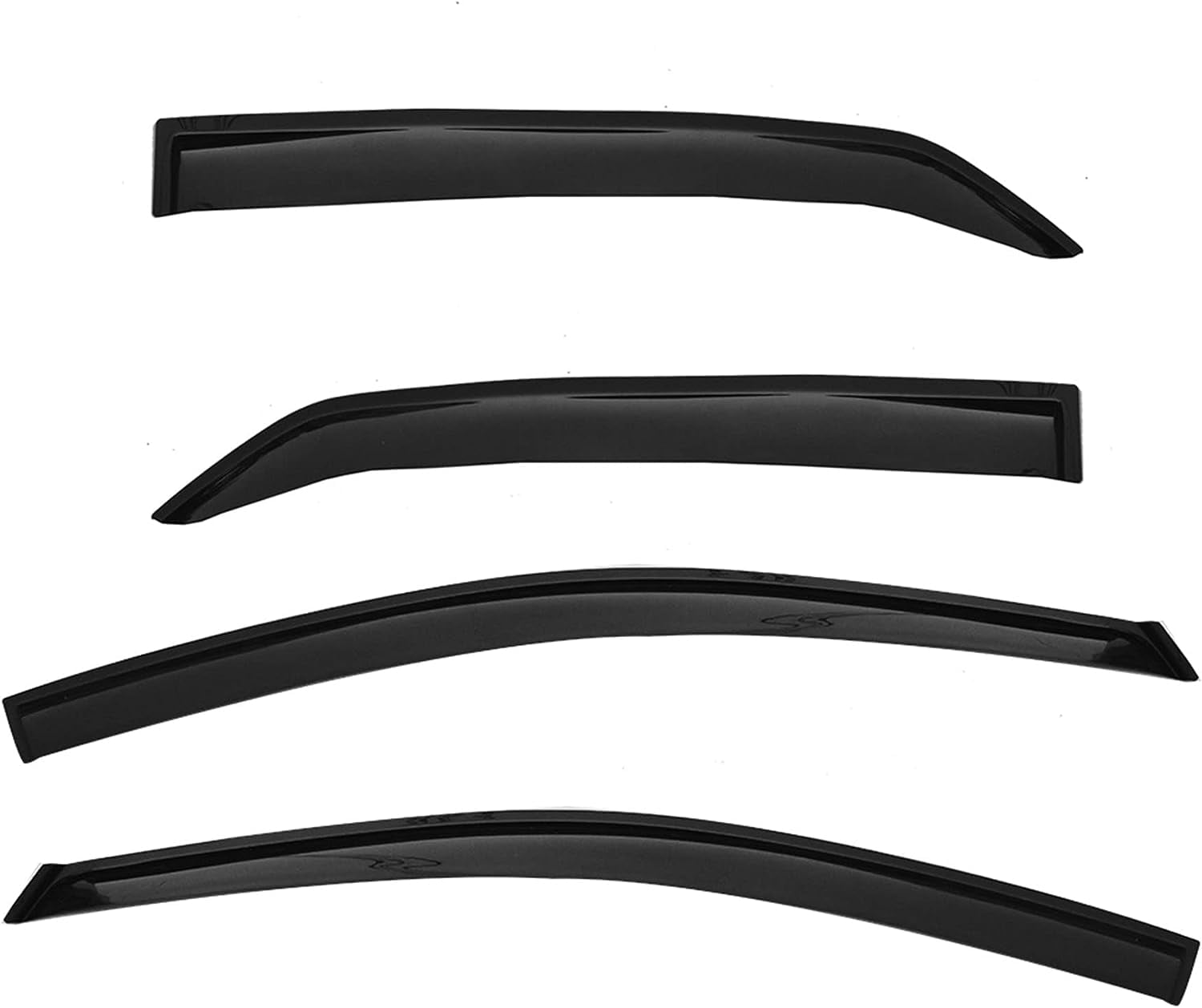 SEBLAFF 4 x Window Visors Vent Rain Guards For 2009 2010 2011 2012 2013 Toyota Corolla