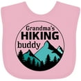thumbnail image 3 of Inktastic Grandma's Hiking Buddy with Mountains and Trees Boys or Girls Baby Bib, 3 of 4