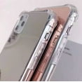 thumbnail image 4 of Colored Mirror Plating Apple iPhone 13 Pro Case (Silver) Soft TPU Shockproof and Scratch Resistant Clear Bumper Protection Cover, 4 of 5