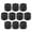 Black, variant on Labymos Pack of 10 Tennis Racket Grips -skid Badminton Racquet Grips Vibration Overgrip Sweatband