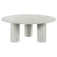 thumbnail image 5 of Astoria 2-piece Marble Coffee and End Table Set White, 5 of 9