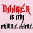 thumbnail image 2 of CafePress - Danger Is My Middle Name Infant Bodysuit - Baby Light Bodysuit, Size Newborn - 24 Months, 2 of 4