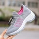 thumbnail image 5 of Zapatos Para Caminar Mocasines casuales para mujer, zapatillas deportivas transpirables para suministros al aire libre (37 gris rosa) Ehuebsd Tenis De Mujer Tenis De Hombre, 5 of 6