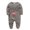 Brown, variant on Newborn Infant Cotton Jumpsuit,Unisex Footed Jumpsuits Long Sleeve 𝐎ne Piece Romper Boy Girl Soft Comy Clothes