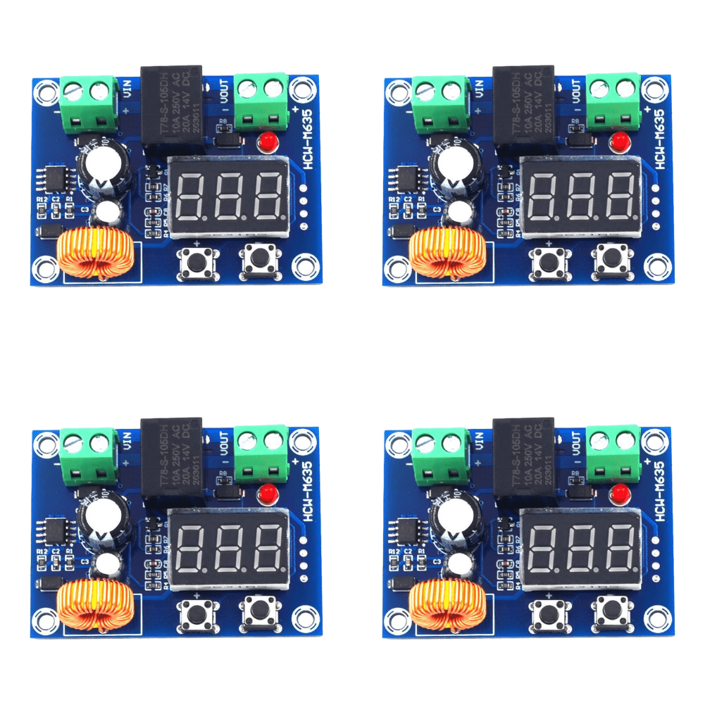 Heemol Módulo de desconexión de baja tensión de la batería, XH-M609 Módulo de cargador Voltaje Protección contra sobredescarga Subtensión DC 12V-36V