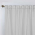thumbnail image 2 of Superior Blackout Solid Light Filtering Back Tab Curtain Panel Set, 42" x 84", Marshmellow, 2 of 9