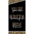 thumbnail image 3 of Allen, Kimberly 14x24 Black Modern Framed Museum Art Print Titled - Beautiful Leopard 1, 3 of 5