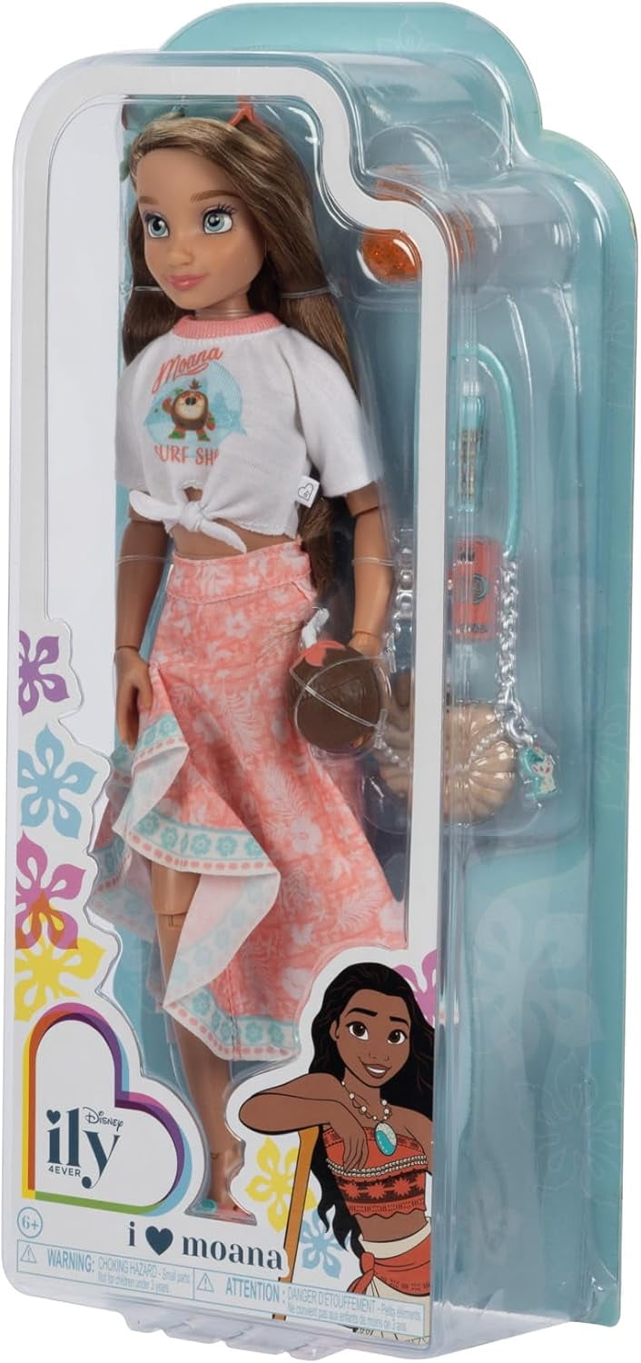Disney ILY 4ever Fashion Dolls Moana Inspired 11.5" Tall with 13 Points of Articulation