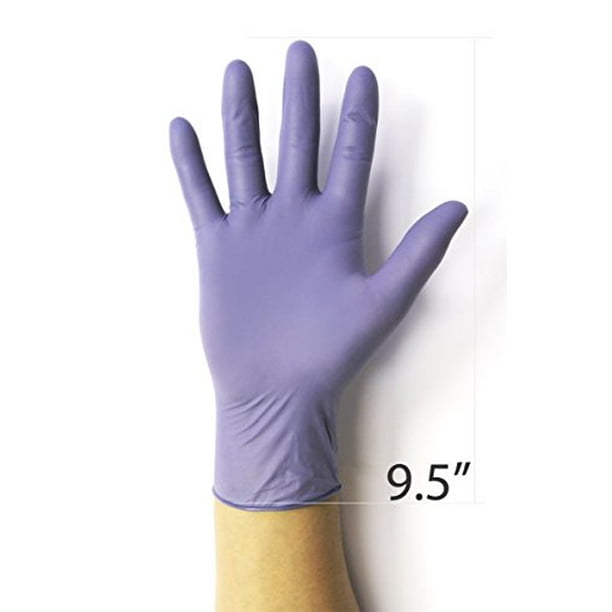 InfiTouch, Steel Blue, Nitrile Gloves, 9.5" Length, Powder Free